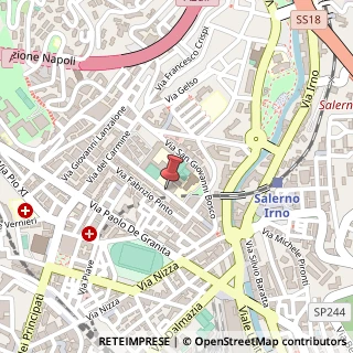 Mappa Via Francesco La Francesca, 18, 84124 Salerno, Salerno (Campania)