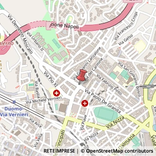 Mappa Via Case Sparse, 23, 84100 Salerno, Salerno (Campania)