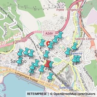 Mappa Via del Carmine, 84125 Salerno SA, Italia (0.5415)