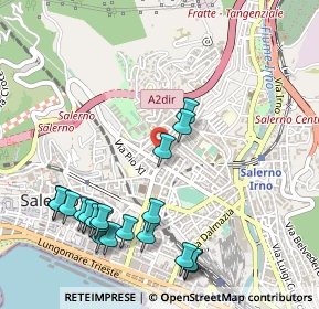 Mappa Via Giovanni Lanzalone, 84125 Salerno SA, Italia (0.654)