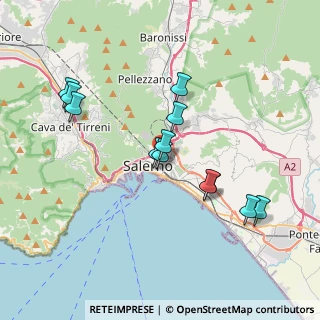 Mappa Via Giovanni Lanzalone, 84125 Salerno SA, Italia (3.70917)