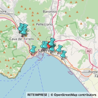 Mappa Via Giovanni Lanzalone, 84127 Salerno SA, Italia (3.24769)