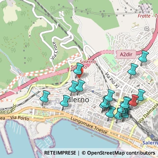 Mappa Via Camillo Sorgente, 84125 Salerno SA, Italia (0.673)