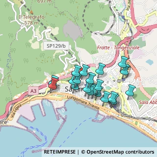 Mappa Via Camillo Sorgente, 84125 Salerno SA, Italia (0.7765)