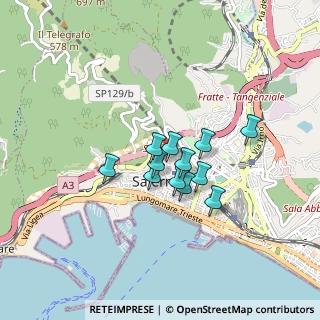 Mappa Via Camillo Sorgente, 84125 Salerno SA, Italia (0.6025)
