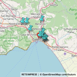 Mappa Via Camillo Sorgente, 84125 Salerno SA, Italia (4.10083)