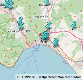 Mappa Via Camillo Sorgente, 84125 Salerno SA, Italia (4.46)