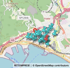 Mappa Via Camillo Sorgente, 84125 Salerno SA, Italia (0.6505)