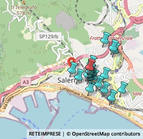 Mappa Via Camillo Sorgente, 84125 Salerno SA, Italia (0.8335)