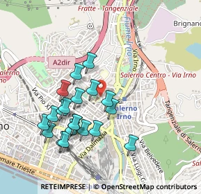 Mappa Via Paolo Vocca, 84126 Salerno SA, Italia (0.484)
