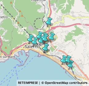 Mappa Via Paolo Vocca Astronomo, 84122 Salerno SA, Italia (1.31385)