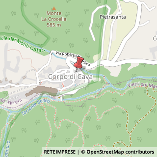 Mappa Via Tiglio, 13, 84013 Cava de' Tirreni, Salerno (Campania)