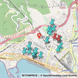 Mappa Via Principessa Sichelgaita, 84125 Salerno SA, Italia (0.5005)
