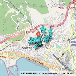 Mappa Via Principessa Sichelgaita, 84125 Salerno SA, Italia (0.279)