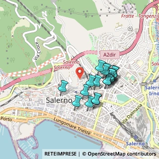 Mappa Via Principessa Sichelgaita, 84125 Salerno SA, Italia (0.3935)