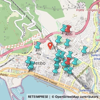 Mappa Via Principessa Sichelgaita, 84125 Salerno SA, Italia (0.517)