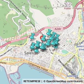 Mappa Via Principessa Sichelgaita, 84125 Salerno SA, Italia (0.2935)