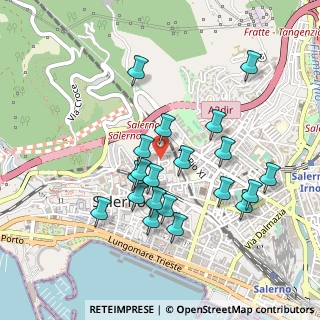 Mappa Via Principessa Sichelgaita, 84125 Salerno SA, Italia (0.477)