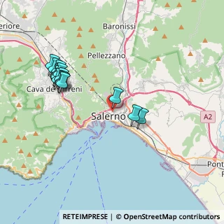 Mappa Via Principessa Sichelgaita, 84125 Salerno SA, Italia (4.48813)