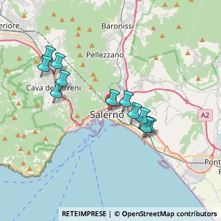 Mappa Via Principessa Sichelgaita, 84125 Salerno SA, Italia (3.77091)