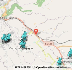 Mappa Strada Statale 131 Carlo Felice, 07030 Cargeghe SS, Italia (3.4215)