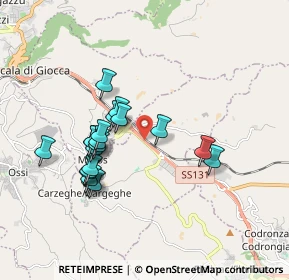 Mappa Strada Statale 131 Carlo Felice, 07030 Cargeghe SS, Italia (1.763)