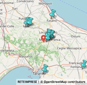 Mappa Strada Porcile Palesi Zona F, 74015 Martina Franca TA, Italia (12.95667)