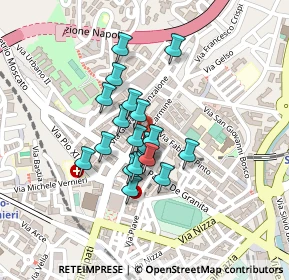 Mappa Via del Carmine, 84124 Salerno SA, Italia (0.1585)