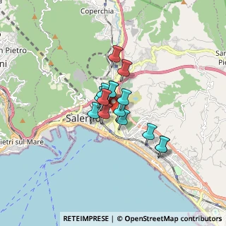 Mappa Via Eugenio Caterina, 84127 Salerno SA, Italia (1.082)