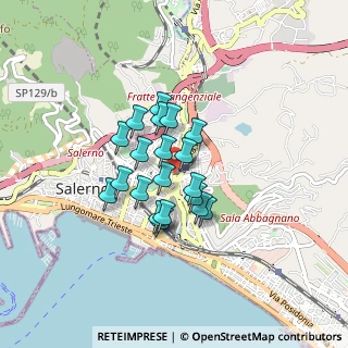 Mappa Via Eugenio Caterina, 84127 Salerno SA, Italia (0.631)