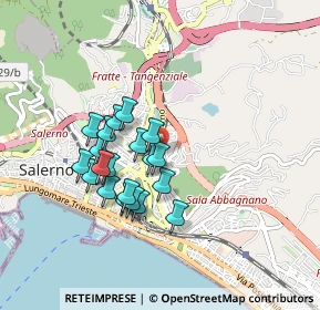 Mappa Via Vitagliano Giovanni Battista, 84135 Salerno SA, Italia (0.777)