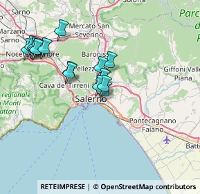 Mappa Via Vitagliano Giovanni Battista, 84135 Salerno SA, Italia (7.81188)