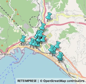 Mappa Via Vitagliano Giovanni Battista, 84135 Salerno SA, Italia (1.22111)