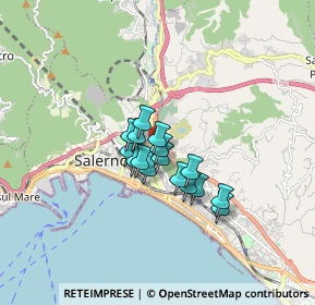 Mappa Via Vitagliano Giovanni Battista, 84135 Salerno SA, Italia (1.0975)
