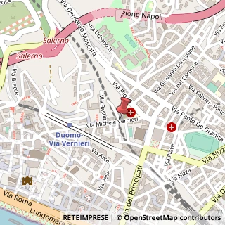 Mappa Via Michele Vernieri, 22, 84125 Salerno, Salerno (Campania)