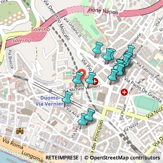 Mappa Via Vincenzo Sica, 84125 Salerno SA, Italia (0.246)