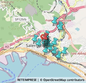 Mappa Via Michele Vernieri, 84125 Salerno SA, Italia (0.523)