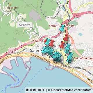 Mappa Via Vincenzo Sica, 84125 Salerno SA, Italia (0.823)