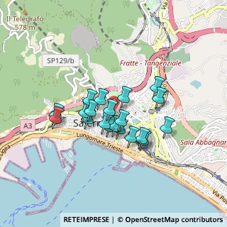 Mappa Via Bastia, 84125 Salerno SA, Italia (0.687)