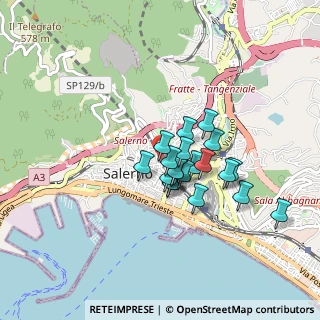 Mappa Via Vincenzo Sica, 84125 Salerno SA, Italia (0.6665)