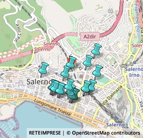 Mappa Via Michele Vernieri, 84125 Salerno SA, Italia (0.4155)