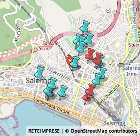 Mappa Via Michele Vernieri, 84125 Salerno SA, Italia (0.4125)