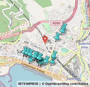 Mappa Via Bastia, 84125 Salerno SA, Italia (0.504)