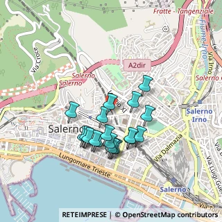 Mappa Via Vincenzo Sica, 84125 Salerno SA, Italia (0.4155)