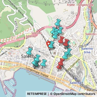 Mappa Via Bastia, 84125 Salerno SA, Italia (0.4125)