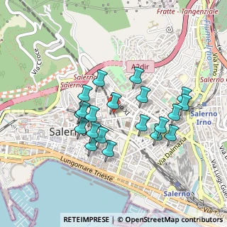 Mappa Via Bastia, 84125 Salerno SA, Italia (0.427)