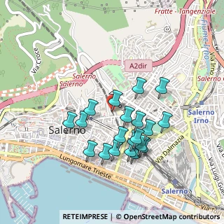 Mappa Via Vincenzo Sica, 84125 Salerno SA, Italia (0.4365)
