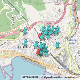 Mappa Via Vincenzo Sica, 84125 Salerno SA, Italia (0.368)