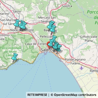 Mappa Via Vincenzo Sica, 84125 Salerno SA, Italia (7.38308)