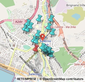Mappa Via Irno, 84100 Salerno SA, Italia (0.3585)